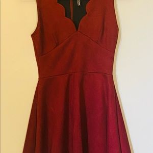Burnaby Suede A-Line Dress